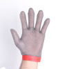 Korte handschoen met vijf vingers en textielband