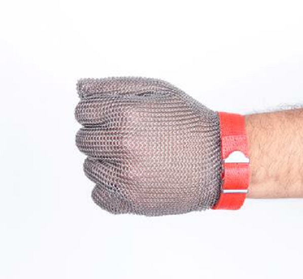 Cut-Resistant Metal Mesh Hand Gloves 