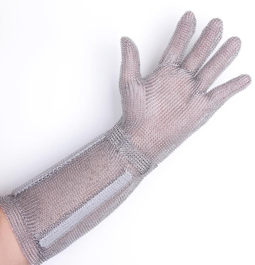  Guantes de maíz de cadena Acero inoxidable para carniceros