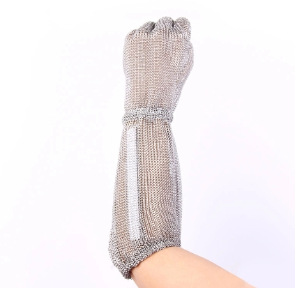Industrial Safety Officer Chainmail Gloves