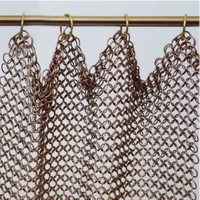 316 Stainless Steel Chainmail Mesh Curtain 