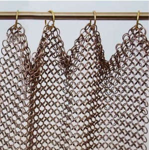316 Stainless Steel Chainmail Mesh Curtain 