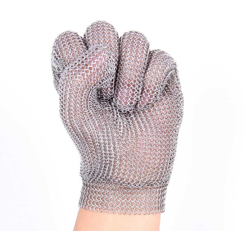 Gants de sécurité de la caille de chaîne