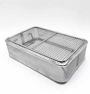 304 316 316L Stainless Steel Wire Mesh Disinfection Baskets for Medical Ultrasonic Cleaning Filter Boxes