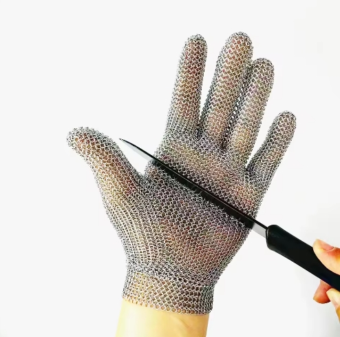 Professional Butcher Chainmail Gloves