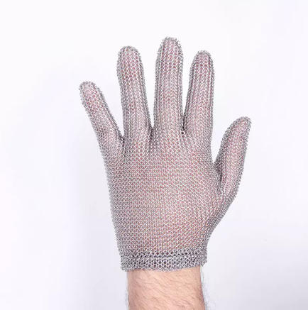 5 Finger Metal Mesh Glove Factory China