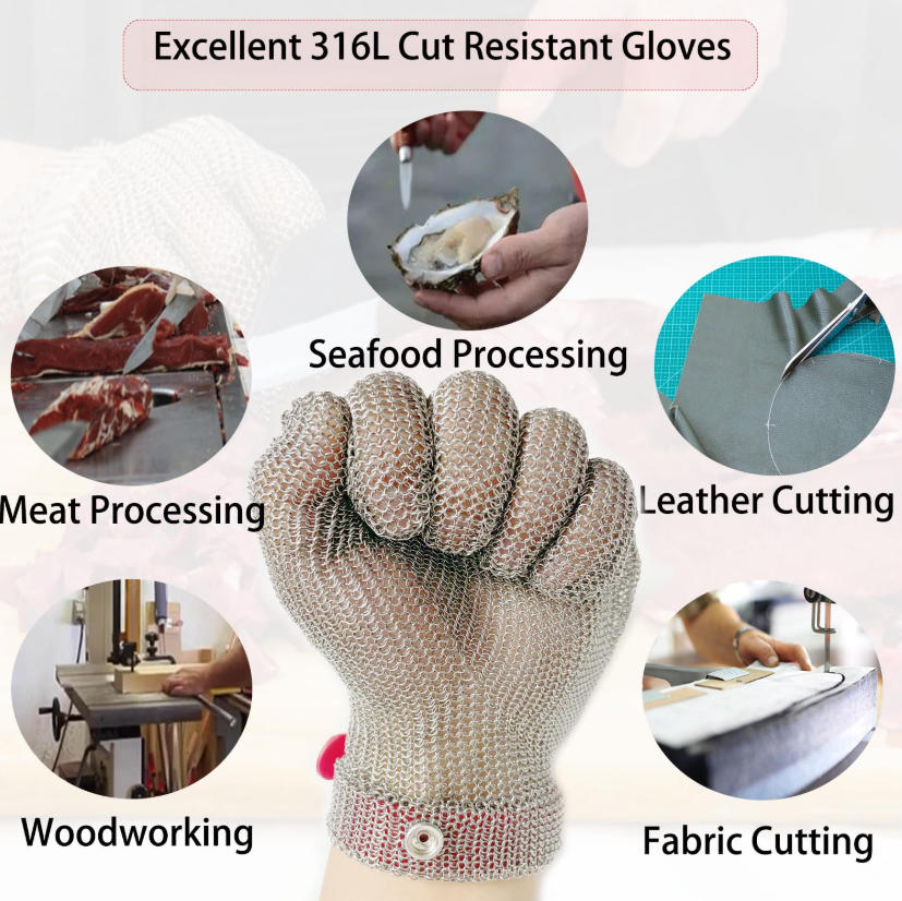 Stainless Steel Mesh Gloves Custom