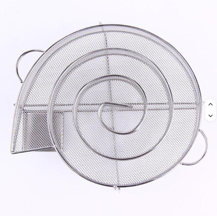 Stainless Steel Woven Grill Mesh for Cold Smoke Generators — Ideal for Smoking Bacon, Fish, And BBQ Meats